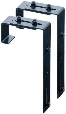 Rail Brackets For Window Box Planters - Set Of Three - Grandin Road