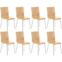 CLP 8er-Set Wartezimmerstuhl PEPE natura