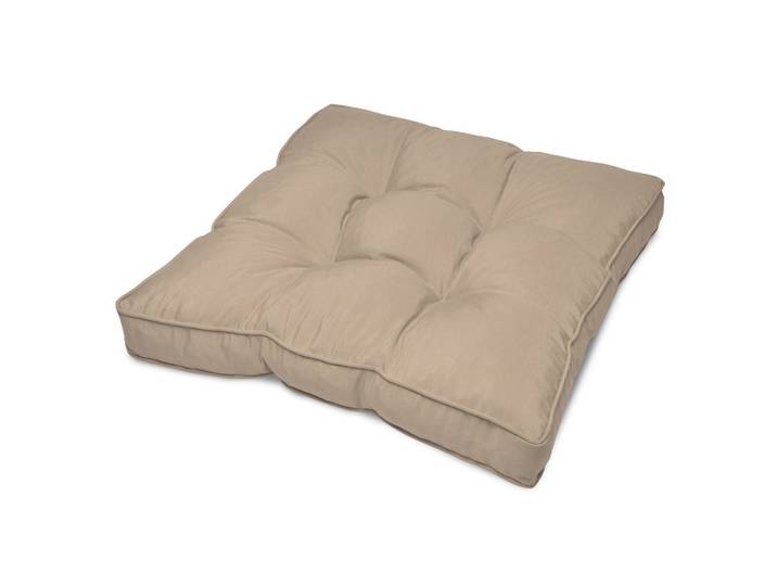 LOUNGEKISSEN Flair Outdoor Sitz 50/50/10cm Natur
