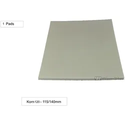 1 x WamSter® 115/140 - Softpad Korn 120 P240 Handpad Schleifpad Vlies
