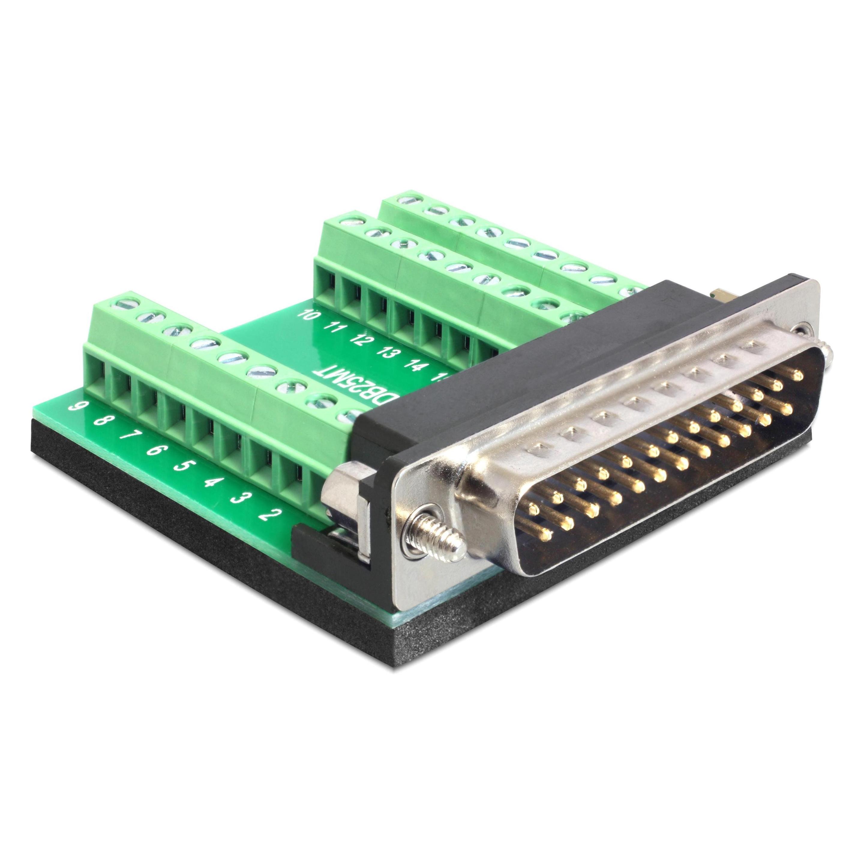 Delock Terminalblock DB25 Stecker (0.05 m) (65318)