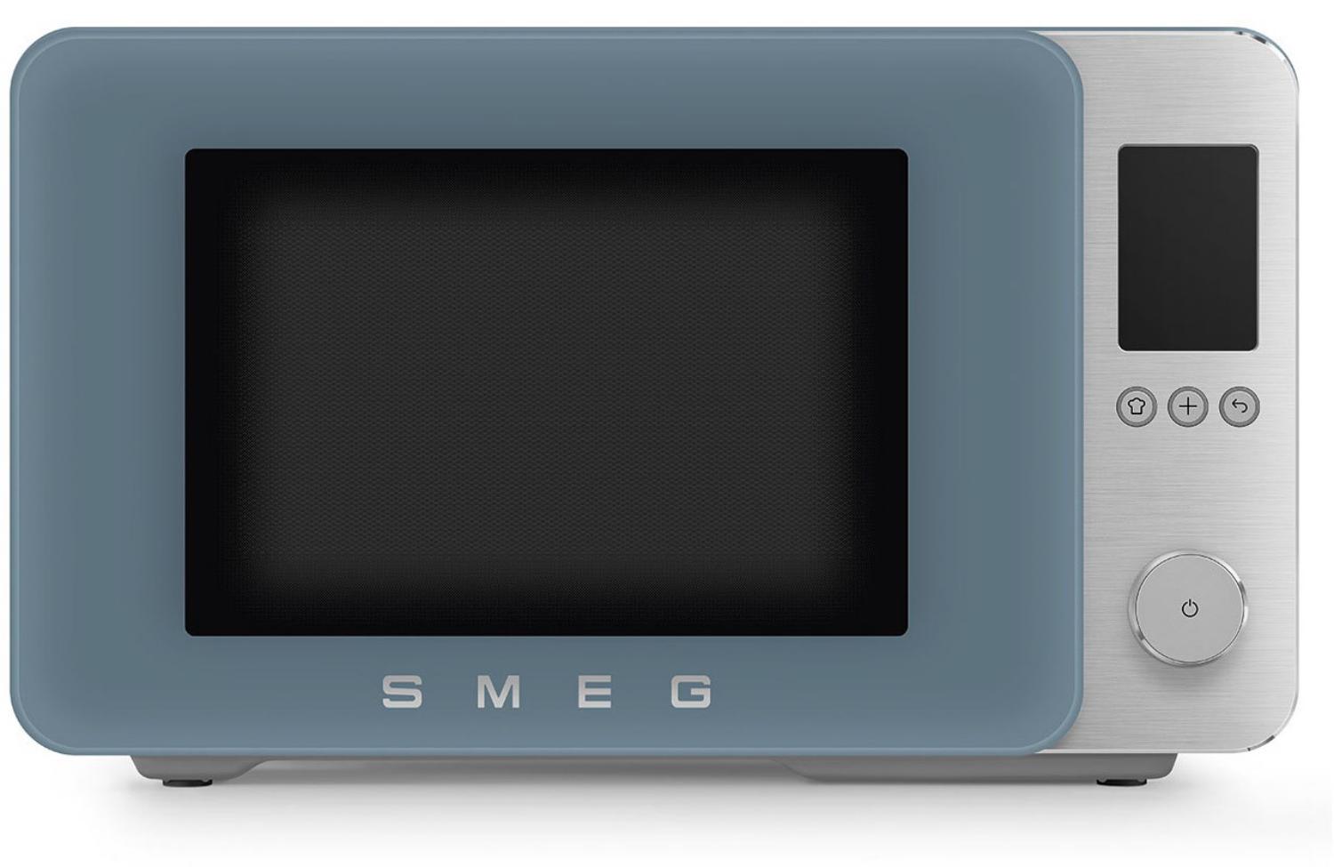 Smeg Kombi-Mikrowelle MOC02SBMEU, 9 Fkt, 2100W, Sturmblau matt
