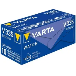 Varta Knopfzelle V335 (1 Stk., V335, 6 mAh), Batterien + Akkus