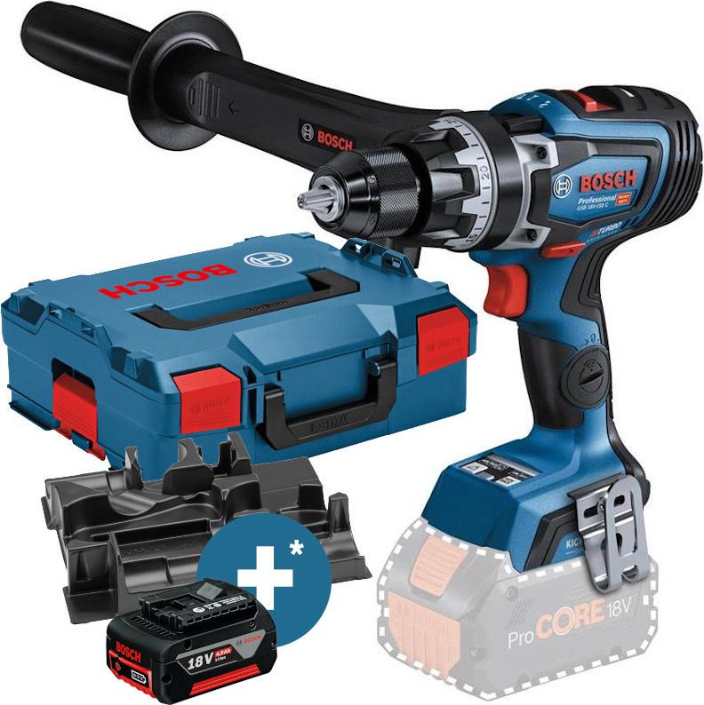 Bosch GSB 18V-150 C Professional, Elektrischer Schraubendreher, Pistolengriff, Schwarz, Blau, 2200 RPM, 550 RPM, 550 RPM