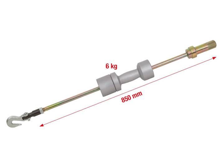 KS TOOLS Marteau glissant universel avec crochet de traction et adaptateur - 700.1475