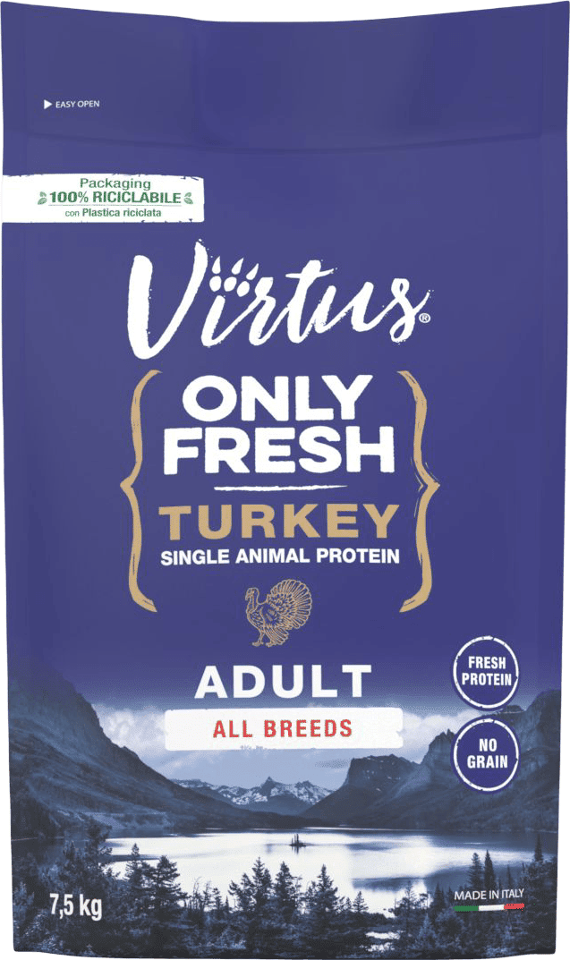 Virtus Dog Only Fresh Adult Tacchino 7.5KG