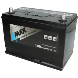 Starterbatterie 4MAX Autobatterie Japan 12V 100Ah 800A