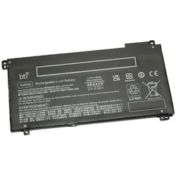 BTI RU03048XL-PR-BTI (9 Zellen, 4212 mAh), Notebook Akku, Schwarz
