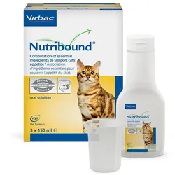 VIRBAC Nutribound 3x150ml für Katzen