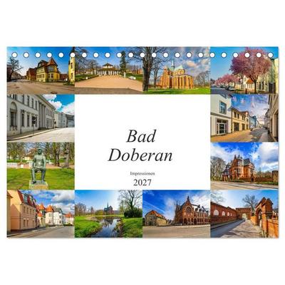 Bad Doberan Impressionen (Tischkalender 2027 DIN A5 quer), CALVENDO Monatskalender