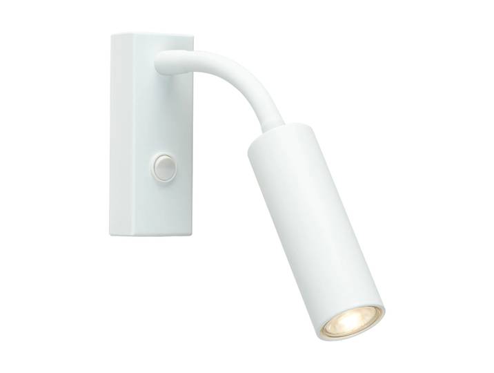 Herstal Lampe murale Pipeline Blanc mat, flex