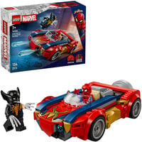 76336 Marvel Super Heroes Spider-Man Auto vs. Venomized Wolverine, Konstruktionsspielzeug