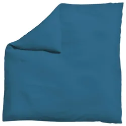 Bettdeckenbezug Woven Satin Blau ca. 200x200cm
