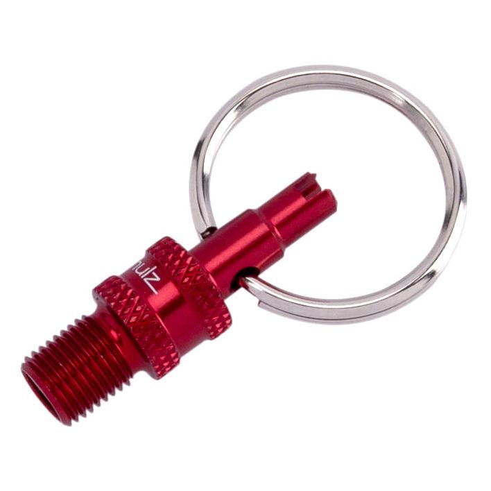 By.schulz by,schulz Unisex - Erwachsene Mini Tool Ventiladapter, Rot, Einheitsgrösse (11203)