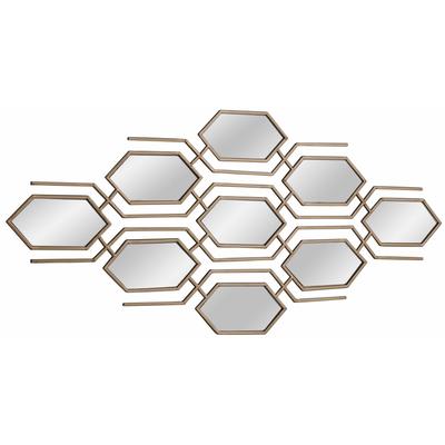 Dekospiegel, gold (antik goldfarben), B:45cm H:108cm T:2cm, HOFMANN LIVING AND MORE, Spiegel, Wandspiegel, Wanddeko