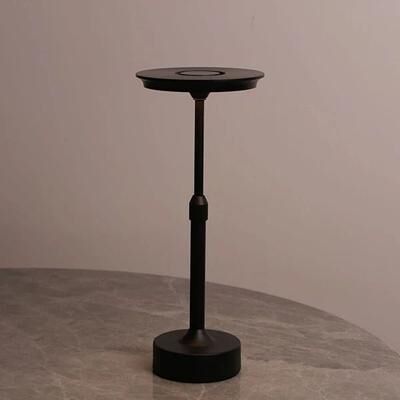 Uplift Picks Rechargeable Telescopic Touch Table Lamp With Infinite Dimming And Aluminum Design black type C (charging)