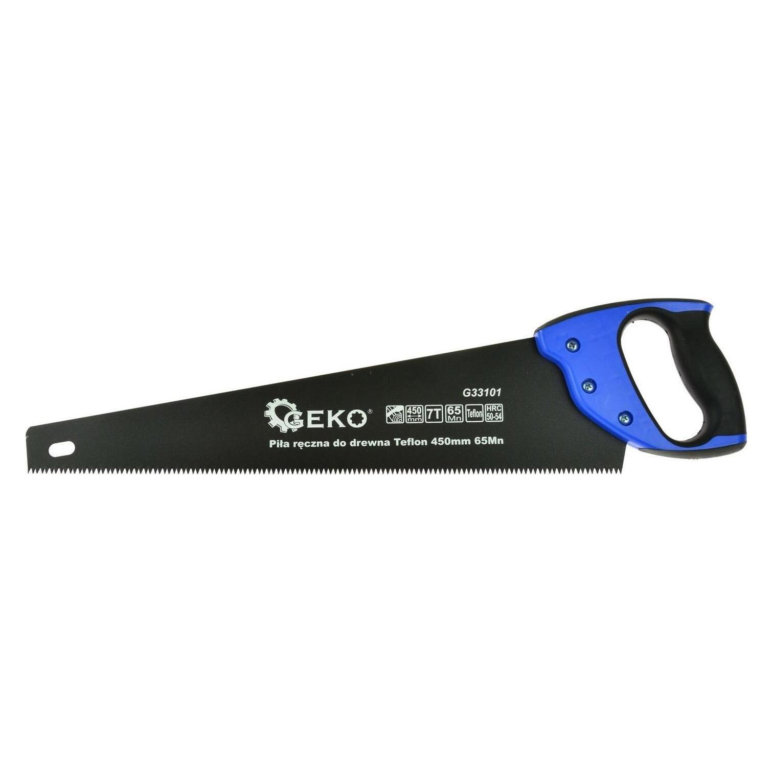 GEKO Teflon-Handsäge für Holz 450mm (G33101)