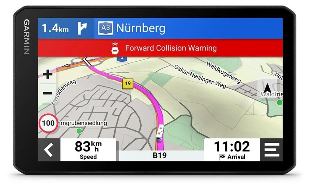 Garmin CamperCam 795 satelliettelefoonnavigatie voor campers met 7-inch scherm en dashcamfunctie