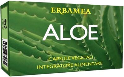 ERBAMEA Srl Aloe Erbamea - Integratore di Aloe Vera - 24 Capsule Vegetali