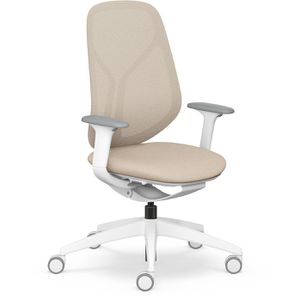 sedus Bürostuhl sekit, SN-821/010, creme, Stoff / Netz, belastbar bis 130 kg