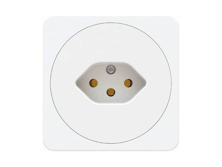 Max Hauri Steckdose 1x Typ 13 Gr.1x1 AP Max Hauri weiss