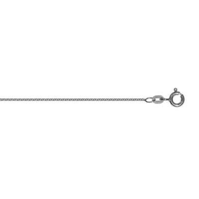 Goldkette ONE ELEMENT "Halskette aus 585 Weißgold Ø 1,1 mm" Gr. 45, silber, Halsketten, Damen, 45, Gold Weißgold 585, Gold, Weißgold 585, Goldkette, Sanfte Linie – unaufdringlich und geschmackvoll