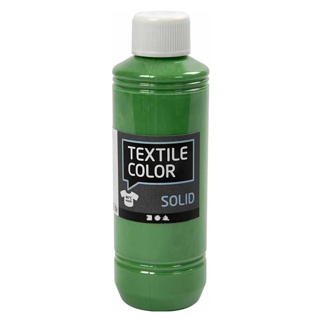 Creativ Company Textile Color Deckende Textilfarbe - Brillantgrün, 250 ml (250 ml) (34620)