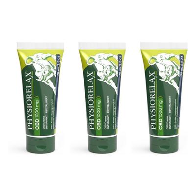 Physiorelax CBD 1000 mg Creme x3 3x75 ml