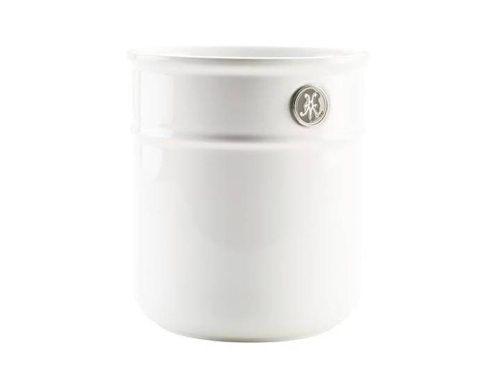Hestan Bestimmungen – Porzellan-Bain Marie/Utensilienhalter (15,9 x 14,6 x 17,8 cm), ofengebrannt und splitterfest