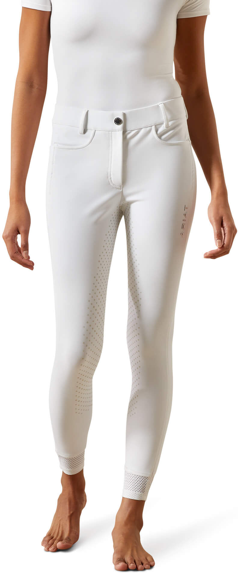 Women's Tri Factor NT Full Seat Breech in White, Size: 30 Regular by Ariat
