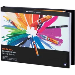 Feuerstein, Heft + Block, Professional Sketchbook (Blanko, Harter Einband)