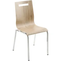 Mayer Sitzmöbel, Stapelstuhl 2119, Holz Davos-Eiche