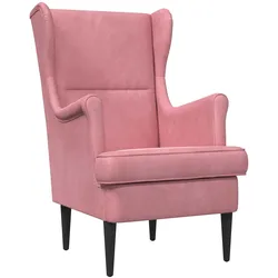 vidaXL Sessel Rosa Samt