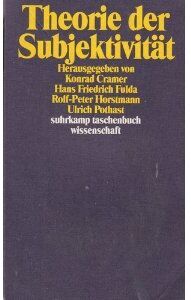 Konrad Cramer - Theorie der Subjektivität. - Preis vom 09.10.2026 07:28:09 h