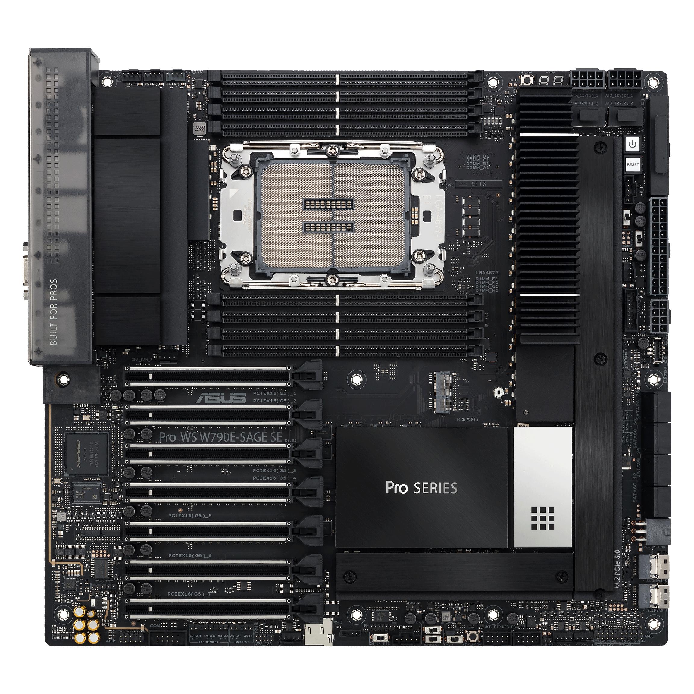 ASUS PRO WS W790E-SAGE SE (LGA 4677, Intel W790, SSI EEB) (90MB1C20-M0EAY0)