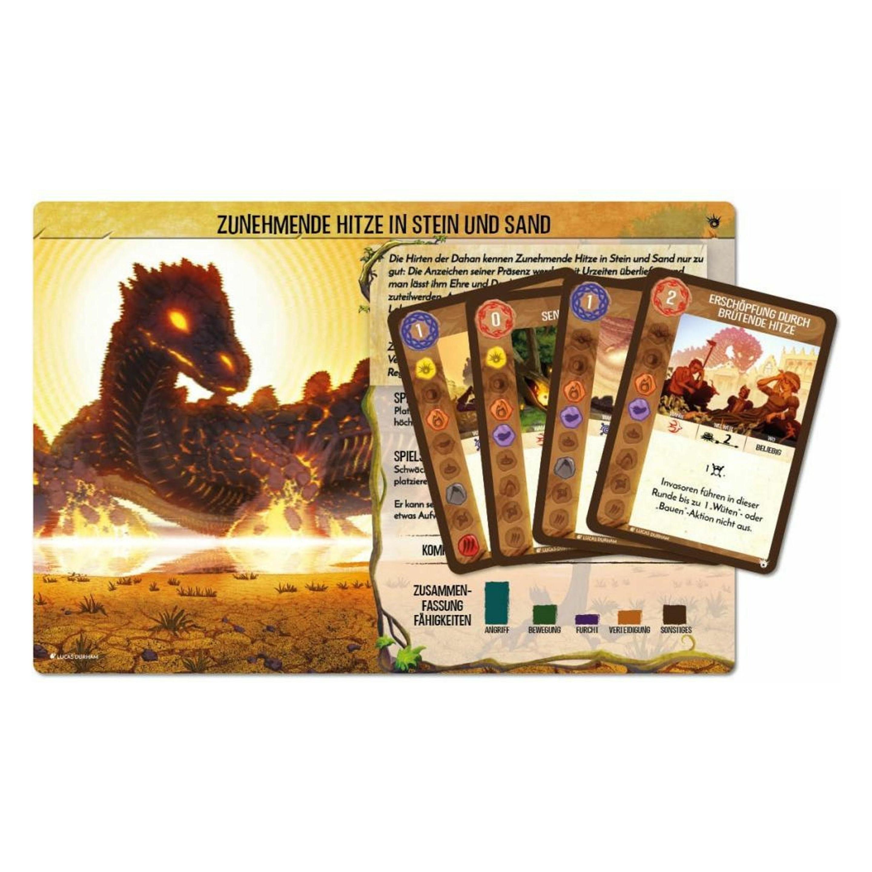 Pegasus 90020G - Spirit Island: Zunehmende Hitze in Stein und Sand, ab 12 Jahren (DE-Erweiterung) (Deutsch, 1 - 4 Spieler) (90020G)