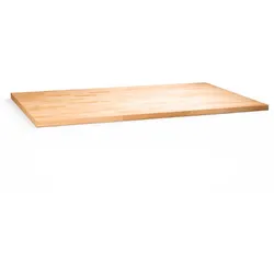 Werkbankplatte, Buche-Massiv-Platte, 2000 x 800 x 40 mm