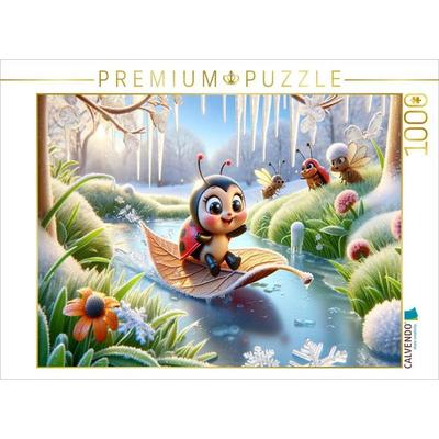 CALVENDO Puzzle Erkundung des glitzernden Frosts | 1000 Teile Lege-Größe 64x48cm Foto-Puzzle für glückliche Stunden