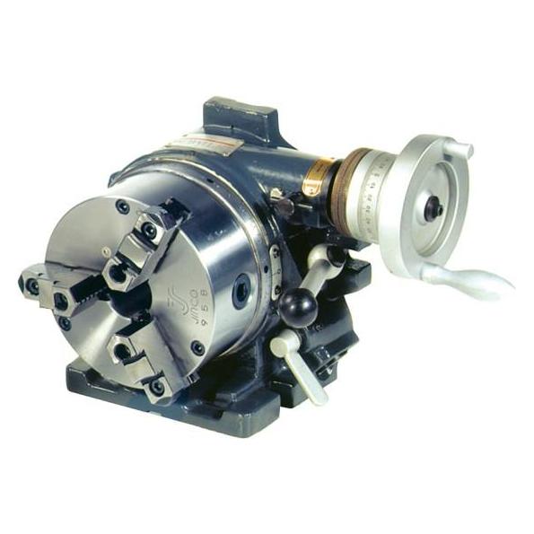 Stürmer - Optimum Horizontal-Vertikal-Ru.teiltisch m. 3-Backenfutter RTU 165 (3354165)