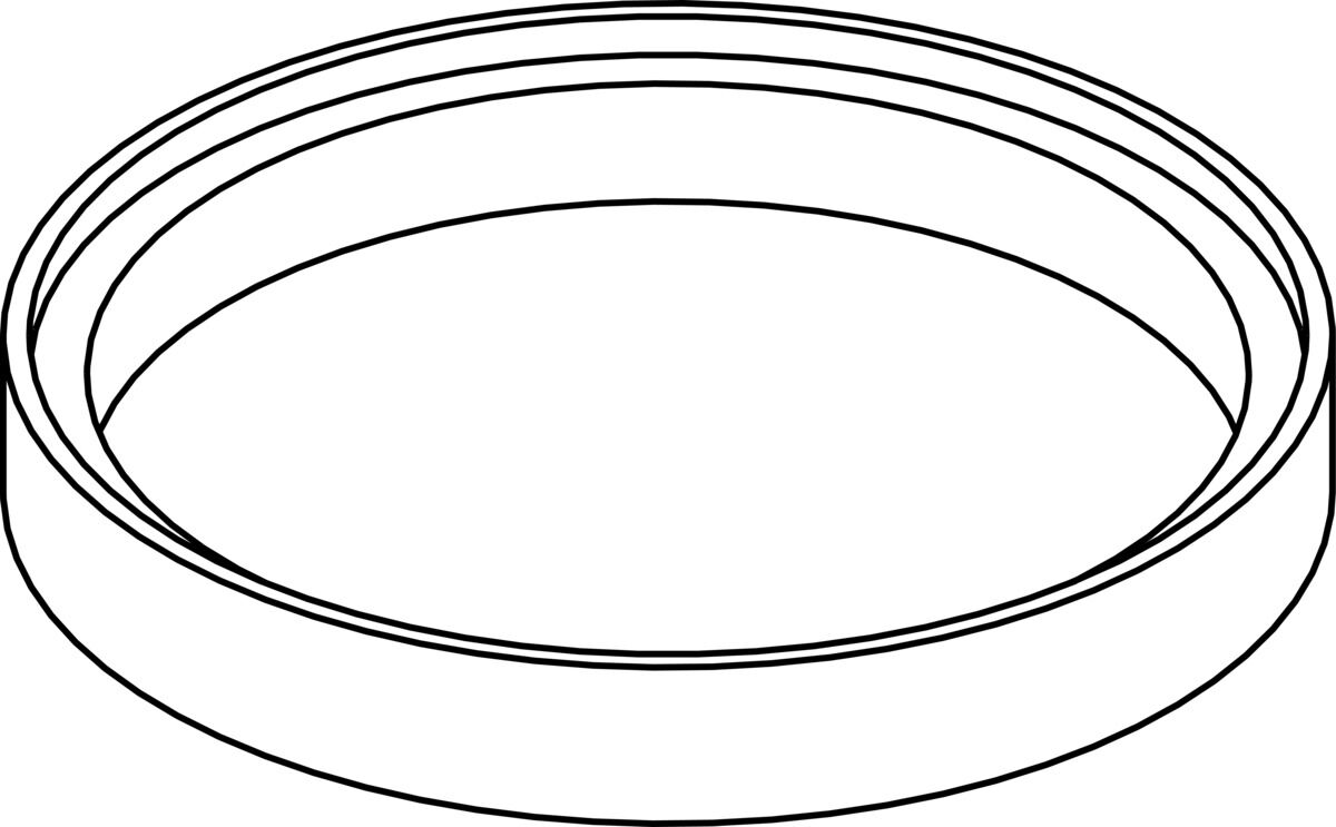 anneau Ideal Standard pour bras de cuisine. CERASPRINT NOUVEAU B964890NU