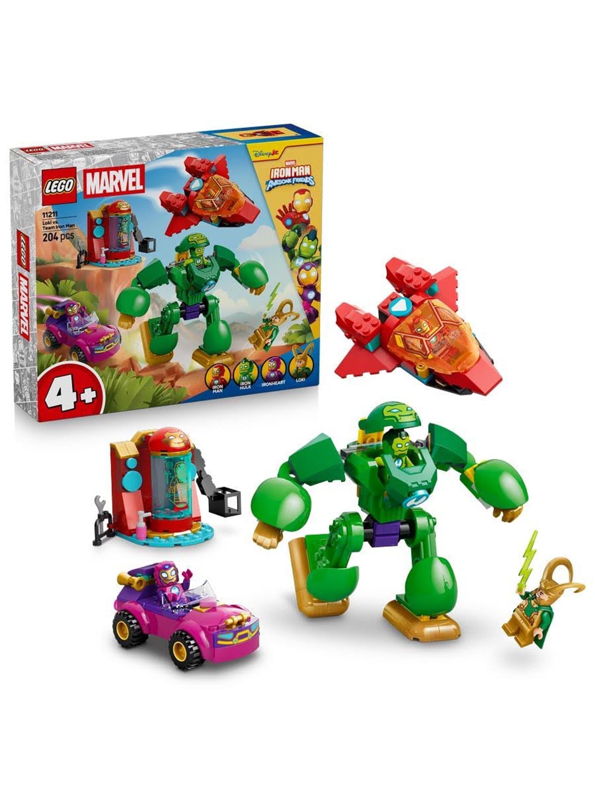 LEGO Disney Junior Marvel 11211 Loki vs. Team Iron Man