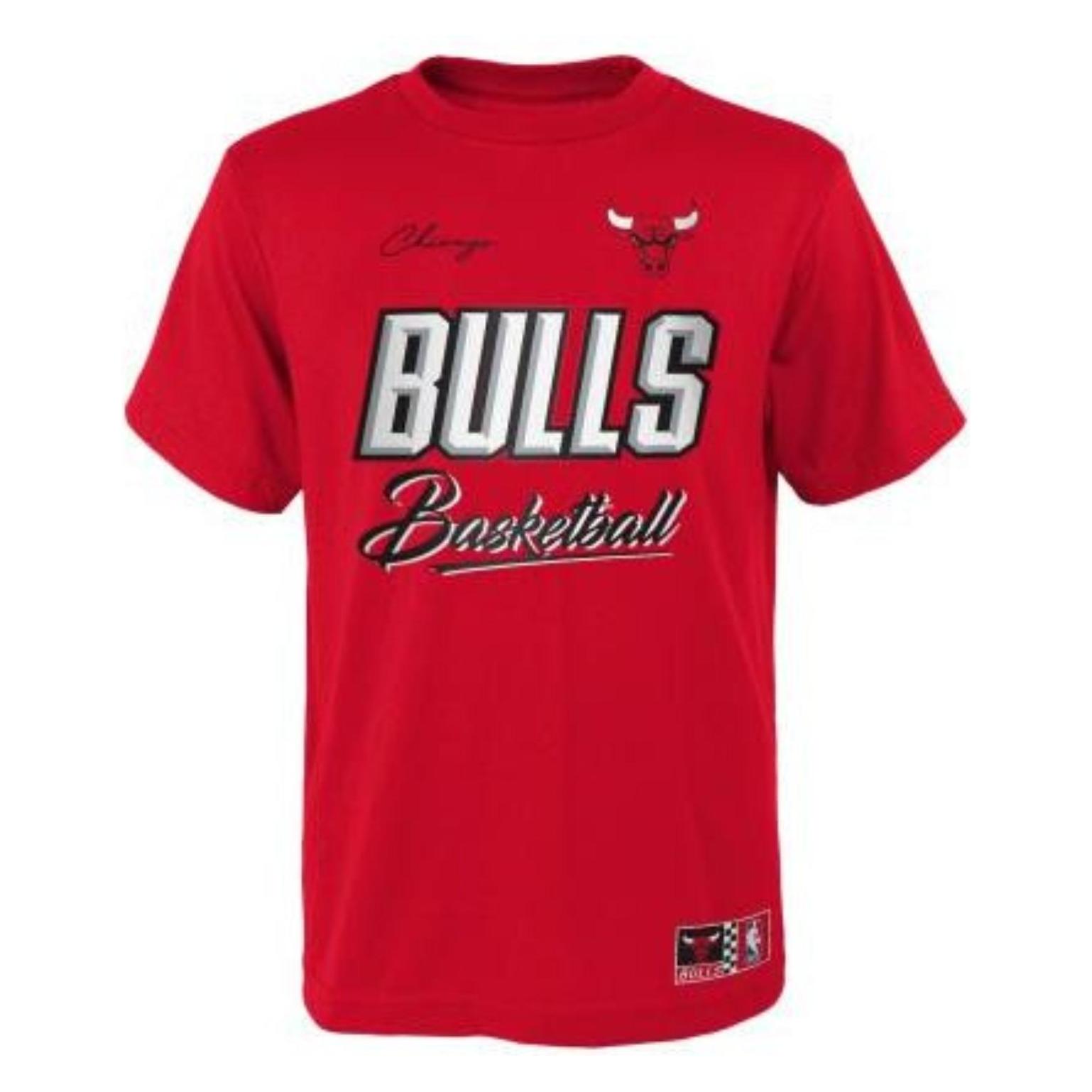 Outerstuff Court vs Track CTN JR T-Shirt (JR M, Chicago Bulls) (M) (Outerstuff)