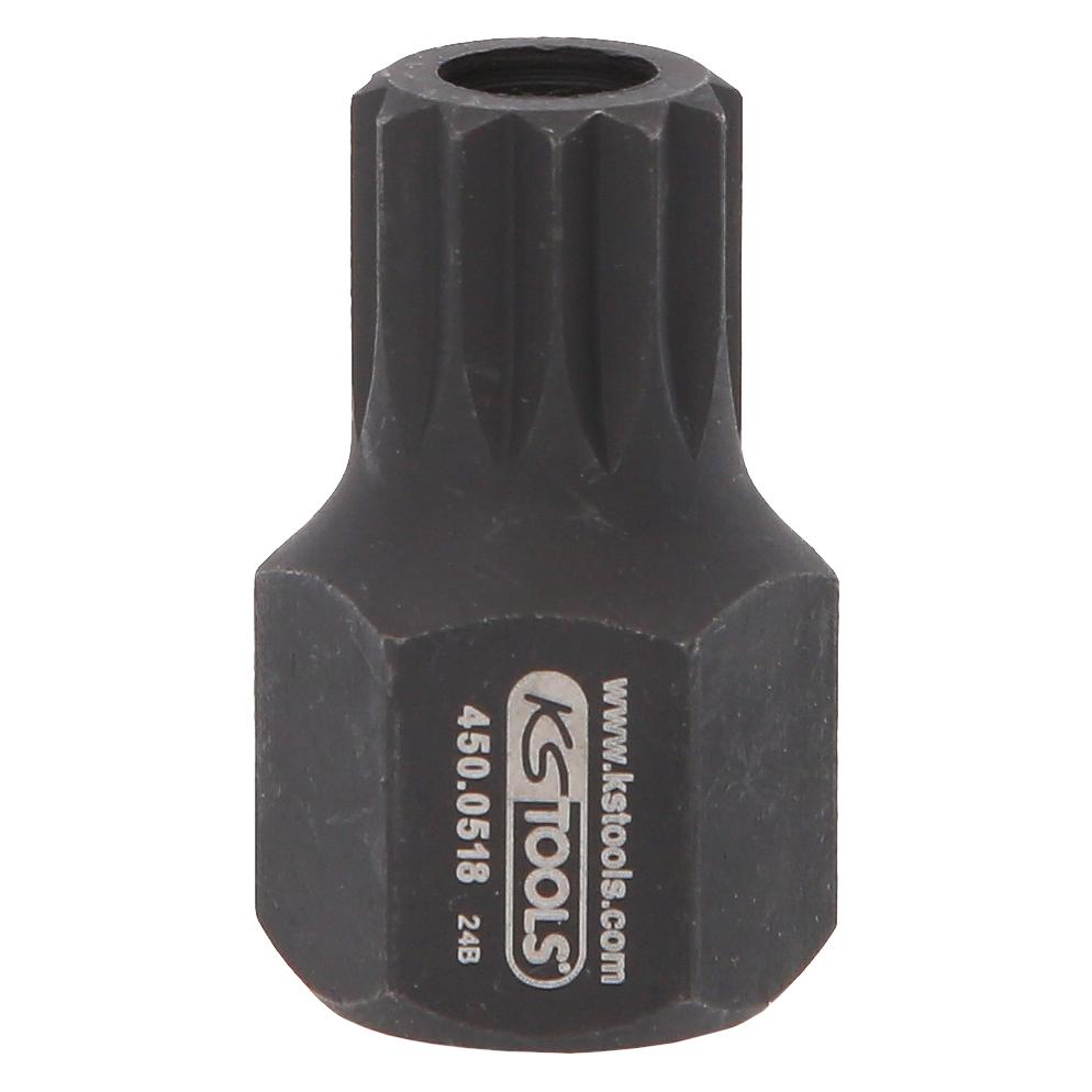 KS Tools Kraft-Biteinsatz für Vielzahn (XZN)-Schrauben, M18 (450.0518)