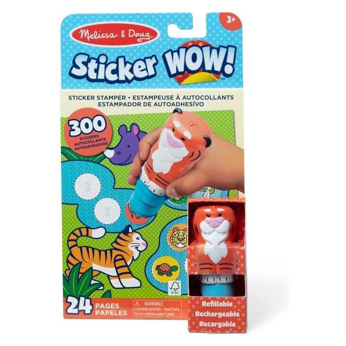 Melissa & Doug MELISSA Sticker WOW! Activity Pad Set - Tiger (6073067)