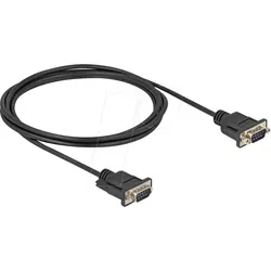 DELOCK 88218 - Kabel Seriell, RS-232, Stecker, Slim, 2 m