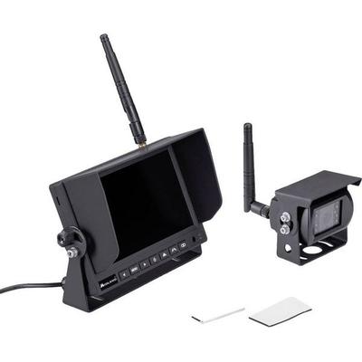 Midland Truck Guardian PRO Funk-Rückfahrvideosystem 4 Kamera-Eingänge, Abstandshilfslinien, IR-Zusatzlicht, integriertes Mikrofon
