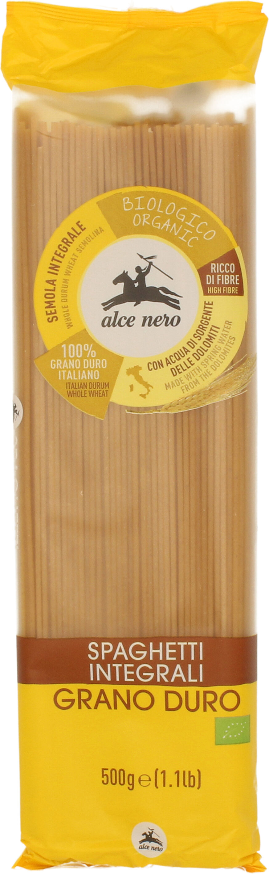 Alce Nero Alce Spaghetti Integrali 3 Bio 500 G
