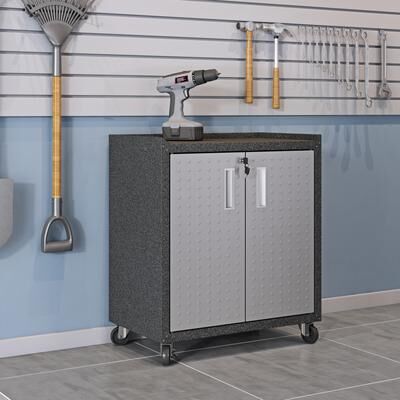 "Manhattan Comfort Fortress 30"" Rolling Garage Cabinet"