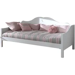 KINDERBETT Kamila 211x95x97 aus MDF in Weiß