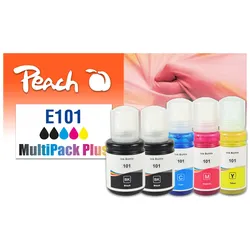 Peach Spar Pack Plus Tintenpatronen, kompatibel zu Epson No. 101